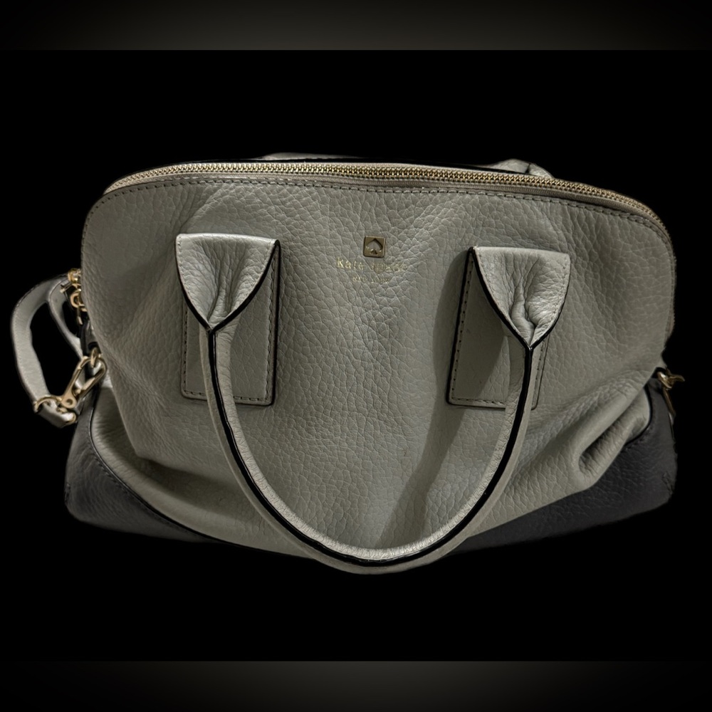 Kate  Spade Large Gray Crossover Handbag